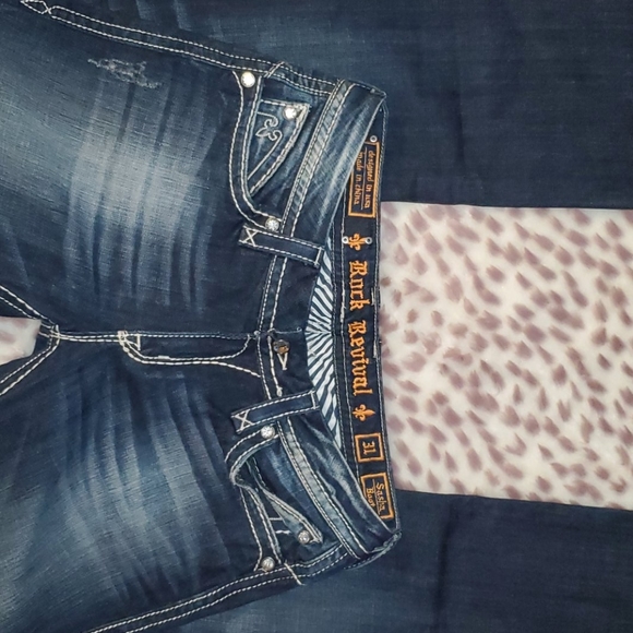 ROCK REVIVAL SIZE 31 SASHA BOOTCUT - Picture 4 of 5